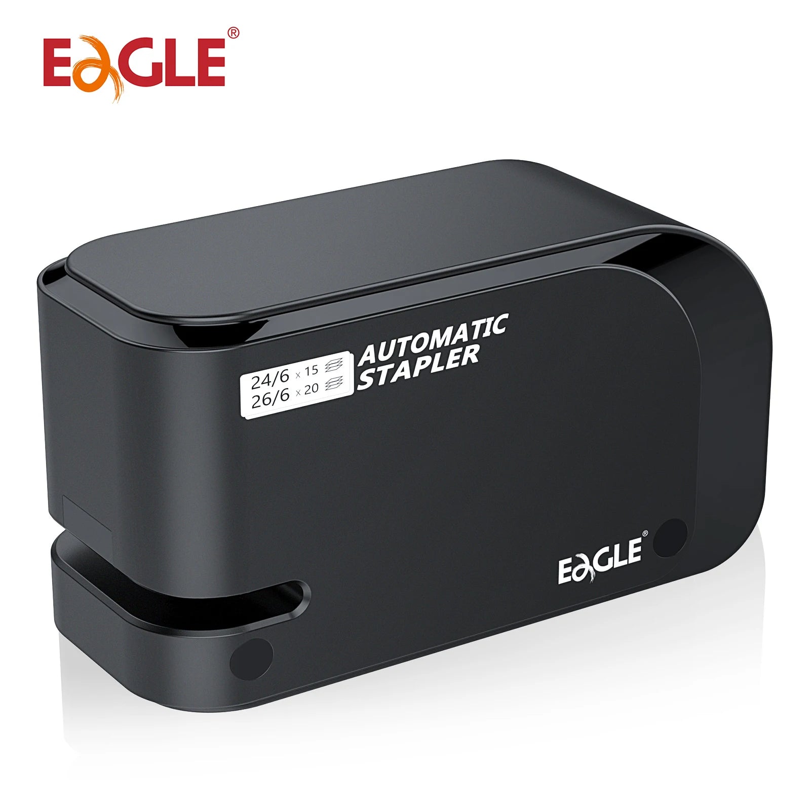 Eagle Automatic Electric Stapler - 20 Sheet Capacity, Dual Power (AC/Battery) for Office & Home Use with 2000 Free Staples