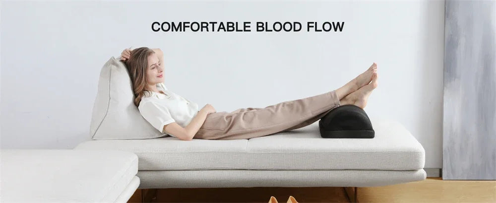 Adjustable Under Desk Foot Rest - 2 Height Ergonomic Memory Foam Foot Stool for Office, Home & Car