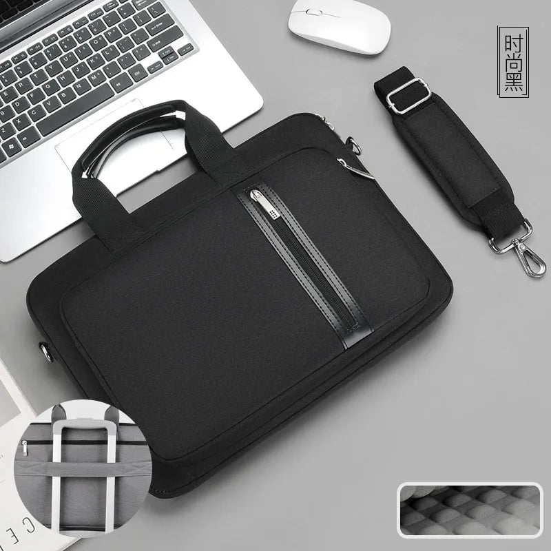 Universal Laptop Bag - Waterproof Messenger Case & Sleeve for MacBook 13-17 inch, ASUS, Lenovo, Dell (Shock Resistant)