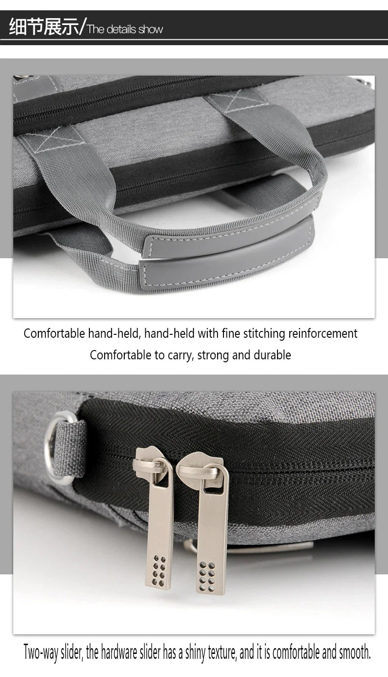 Universal Laptop Bag - Waterproof Messenger Case & Sleeve for MacBook 13-17 inch, ASUS, Lenovo, Dell (Shock Resistant)