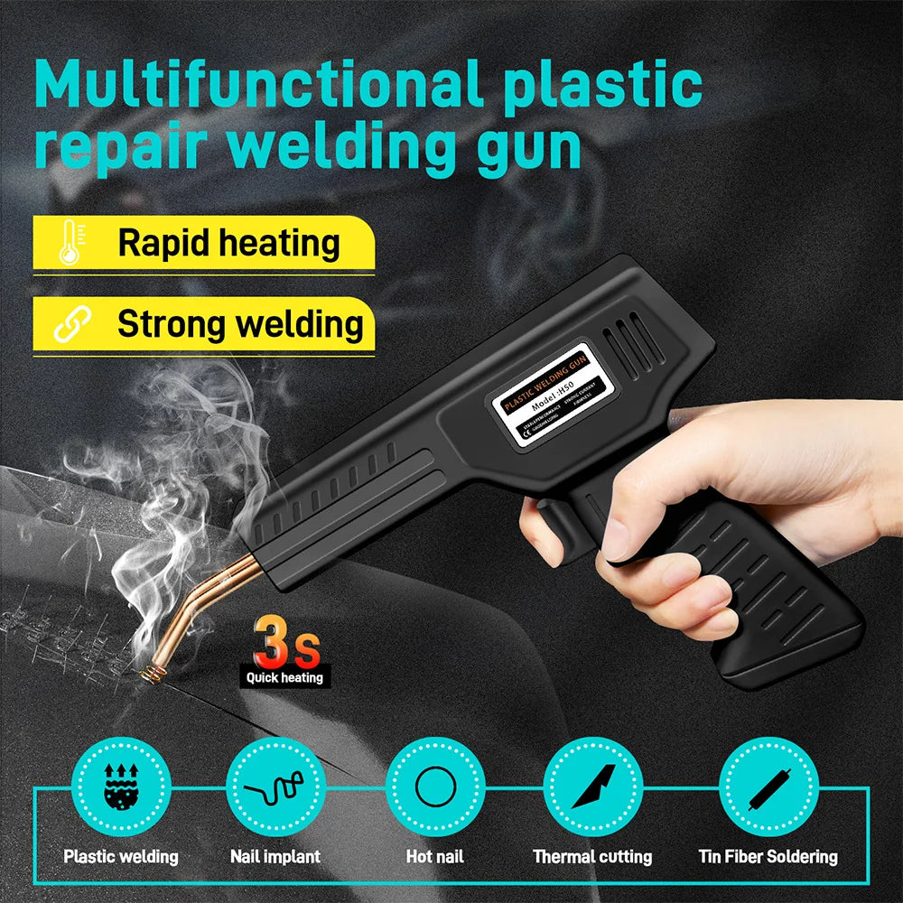 Professional Hot Stapler Plastic Welder Kit - For Automotive Bumper & Plastic Repair