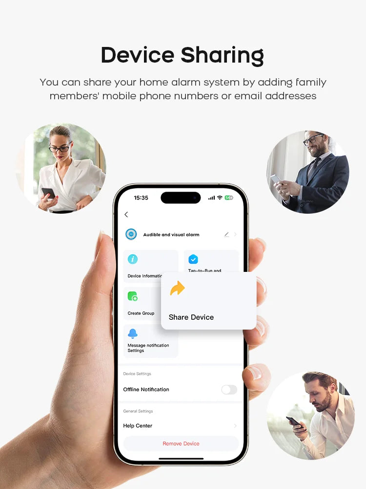 Tuya Smart Home Alarm System - Wireless GSM & WiFi Security for Complete Peace of Mind