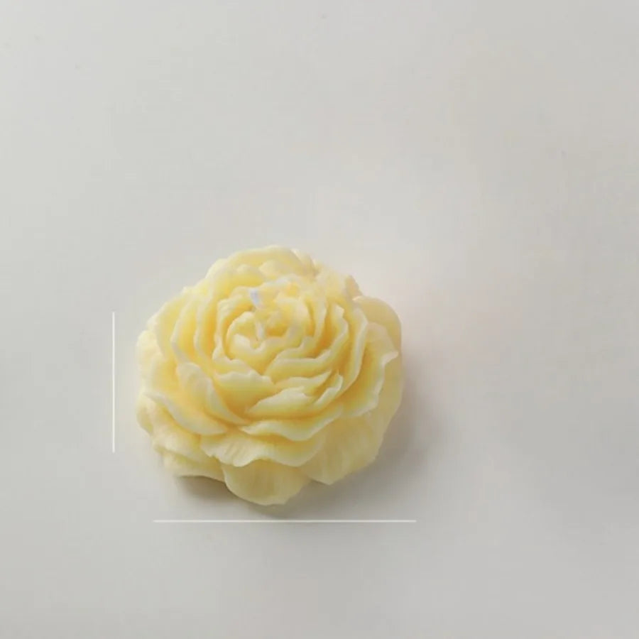 1pc Handmade Peony Flower-Shaped Scented Candle with Long-Lasting Fragrance for Home Decor & Relaxation Ideal for Bedroom/Spa