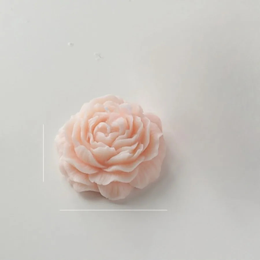 1pc Handmade Peony Flower-Shaped Scented Candle with Long-Lasting Fragrance for Home Decor & Relaxation Ideal for Bedroom/Spa