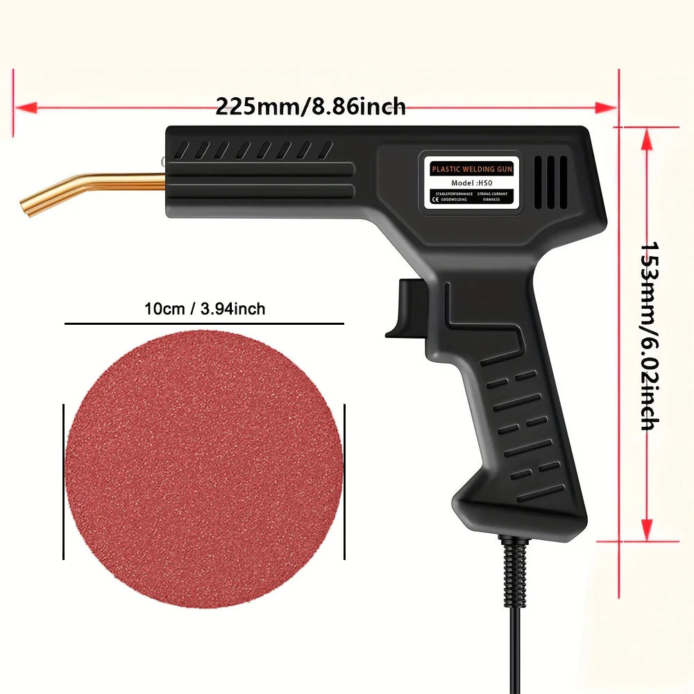 Professional Hot Stapler Plastic Welder Kit - For Automotive Bumper & Plastic Repair