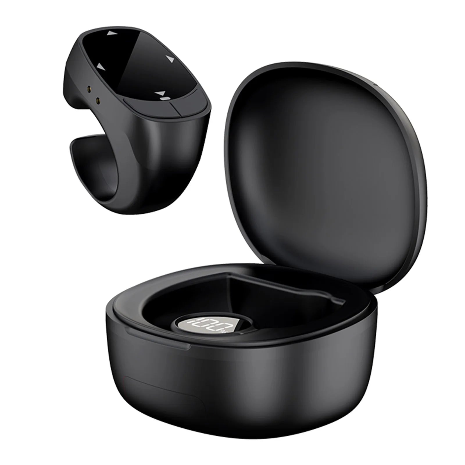 Bluetooth Scrolling Ring - 5.3 Wireless Fingertip Remote for TikTok, Camera Shutter, Selfie & Page Turning