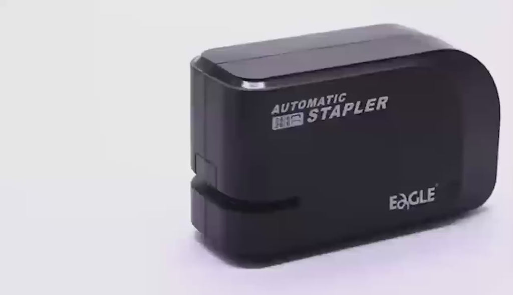 Eagle Automatic Electric Stapler - 20 Sheet Capacity, Dual Power (AC/Battery) for Office & Home Use with 2000 Free Staples
